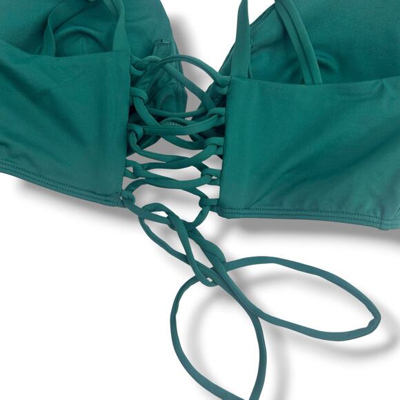 NEW Mix & Match Bikini Set Size Large 36/38C Green Tropical Coco Reef Raisins - Picture 15 of 15